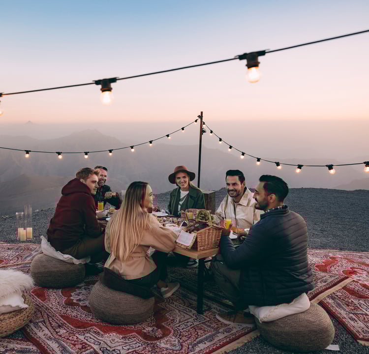 Picnic in the mountains Jebel Jais (2)